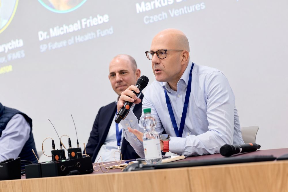 Yariv Hefez speaking on a panel